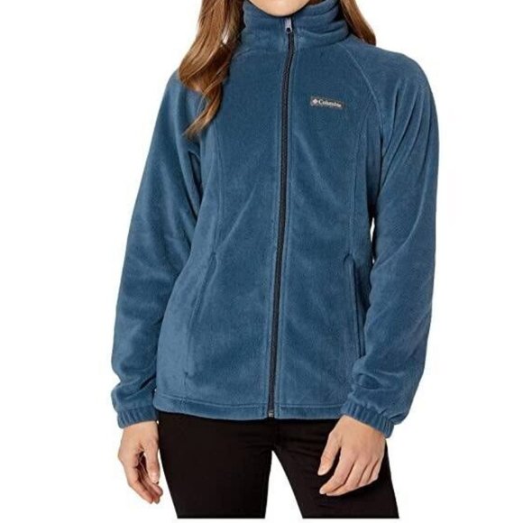 Columbia - Sawyer Rapids 2.0 Fleece Full Zip-Up Jacket 1558821: Small: Blue Teal - Picture 3 of 8